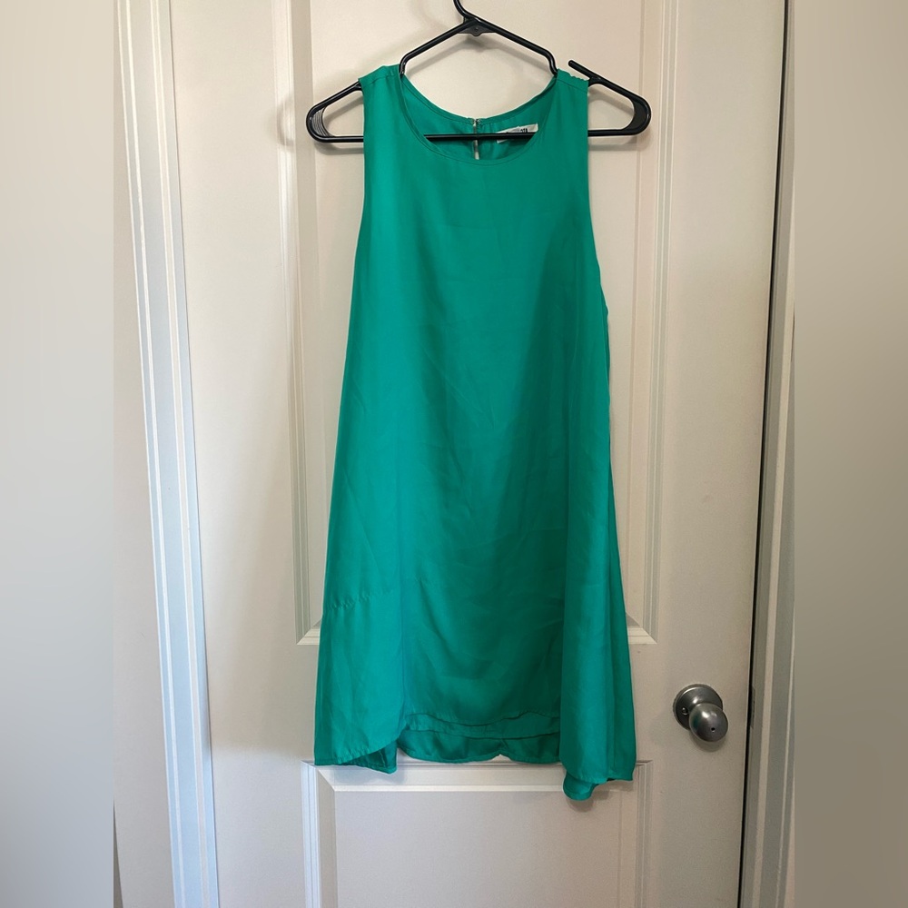 BB Dakota Teal High Low Dress